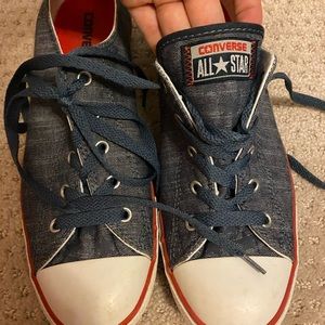 Limited edition blue chambray converse